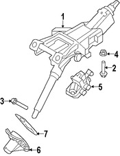 Foto de Columna de Direccion Original para Volvo V70 Volvo S80 Volvo XC70 Marca VOLVO Nmero de Parte 31387672