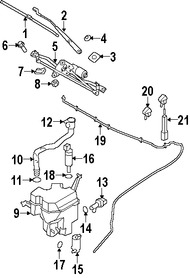 Foto de Motor de Limpiaparabrisas Original para Volvo V70 Volvo XC70 Volvo S80 Marca VOLVO Nmero de Parte 31333456