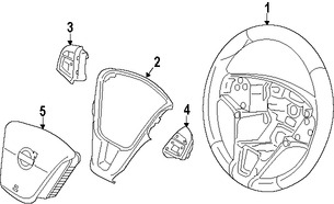 Foto de Timon / Volante / Manubrio Original para Volvo V60 2015 2016 Volvo S80 2015 Volvo S60 2014 2015 Volvo  2014 Marca VOLVO Nmero de Parte 31332539