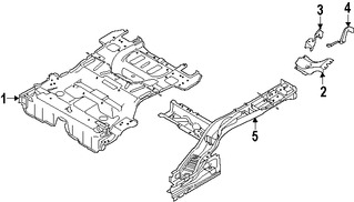 Foto de Bandeja de Piso Original para Volvo V60 Volvo V60 Cross Country Volvo S60 Volvo S60 Cross Country Marca VOLVO Nmero de Parte 31335435