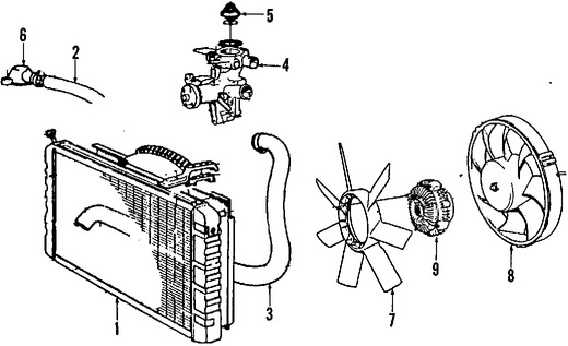 Foto de Carcasa del termostato del refrigerante del motor Original para Volvo Marca VOLVO Nmero de Parte 463434