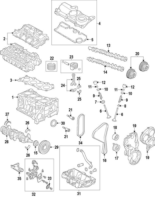 Foto de Vlvula de Escape del Motor Original para Volvo  Volvo V60 Volvo XC90 Volvo S90 Volvo XC70 Volvo S80 Marca VOLVO Nmero de Parte 31480436