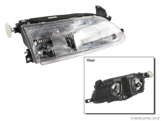 Foto de Conjunto de Faros Delanteros para Toyota Corolla 1993 1994 1995 1996 1997 Marca Vaip - Vision Lighting Nmero de Parte W0133-1620590