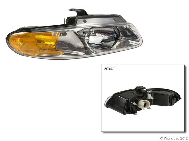 Foto de Conjunto de Faros Delanteros para Chrysler Town & Country Chrysler Grand Voyager Dodge Caravan Dodge Grand Caravan Plymouth Grand Voyager Marca Vaip - Vision Lighting Parte #W0133-1843446