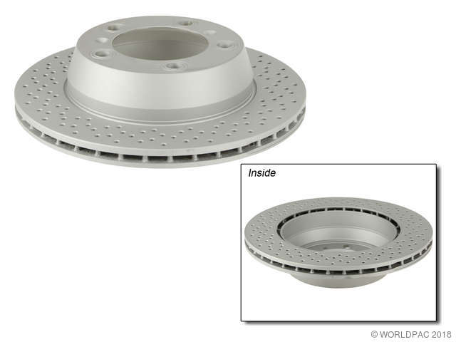 Foto de Conjunto de Rotor del Disco de Freno para Porsche Cayman Porsche Boxster Marca Zimmermann Nmero de Parte W0133-1778689