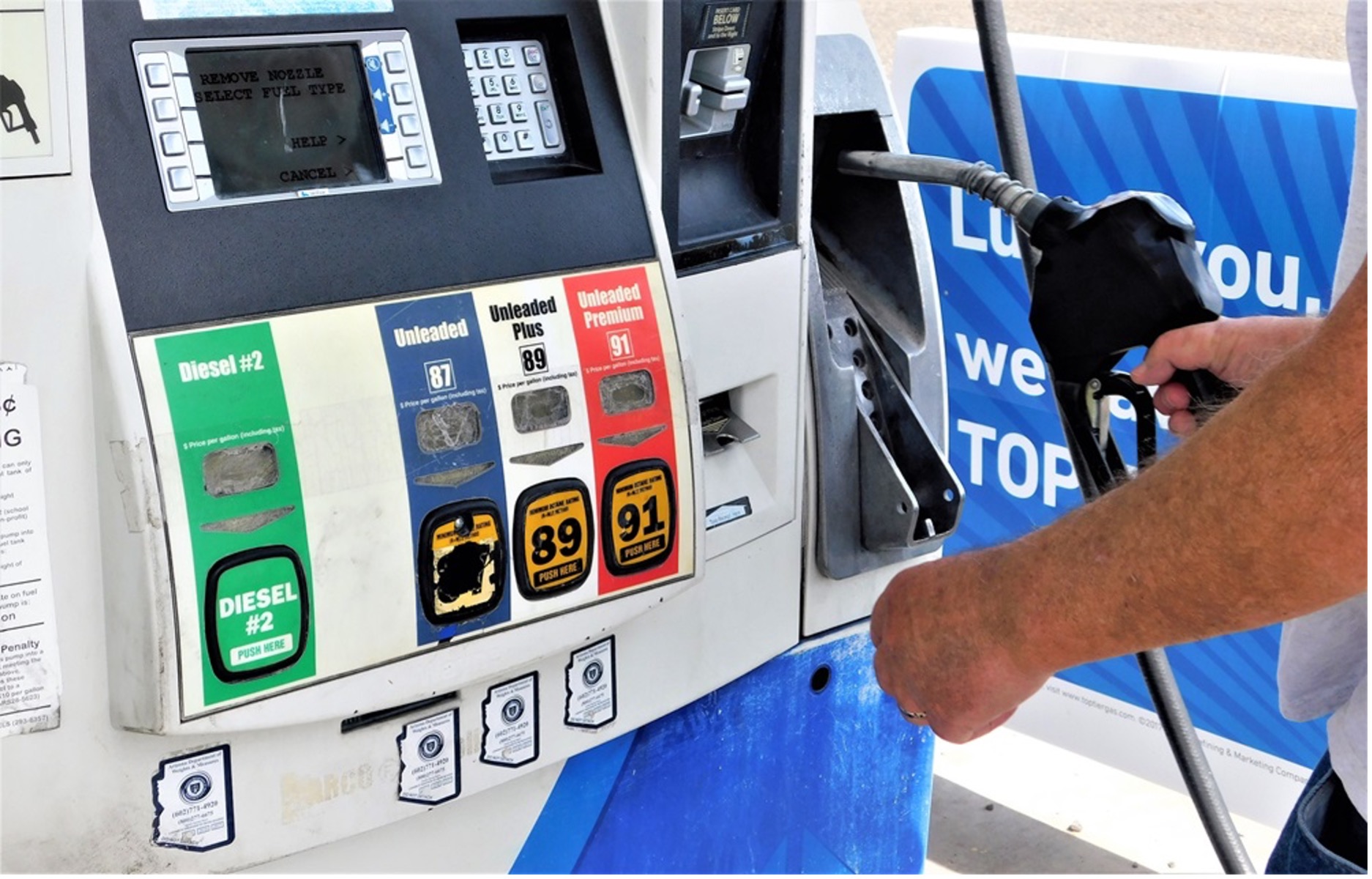 Los diferentes tipos de combustible