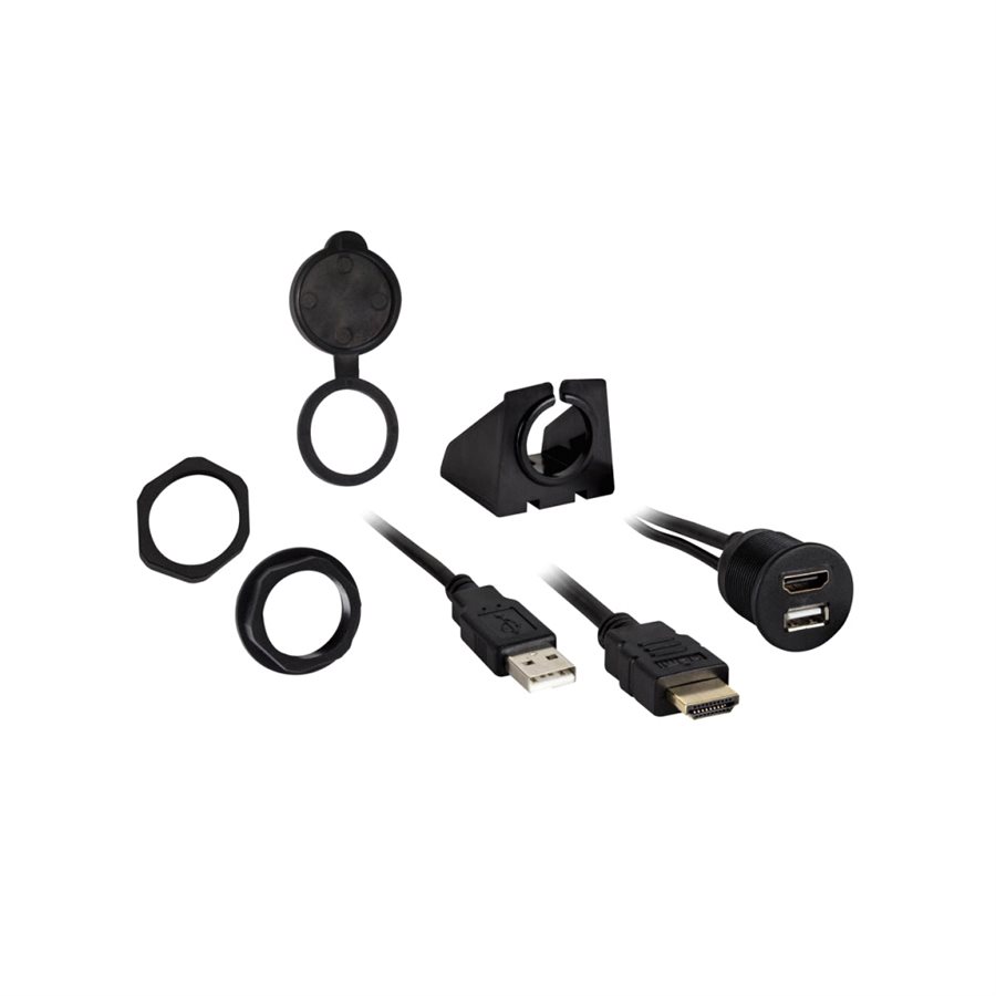 Foto de Instale la extensi�n de paso de USB / USB de la bah�a