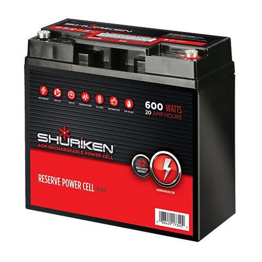 Foto de Shuriken 600W 20 Amp Hours Compact 12V Battery