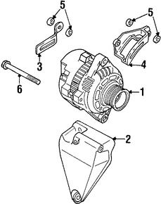 Foto de Tornillo del Alternador Original para Daewoo Lanos 2000 2001 2002 Marca DAEWOO Nmero de Parte 0910308023