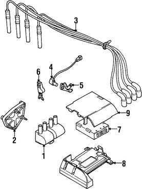 Foto de Sensor de posicin del cigueal Original para Daewoo Lanos 1999 2000 2001 2002 Marca DAEWOO Nmero de Parte 10456514