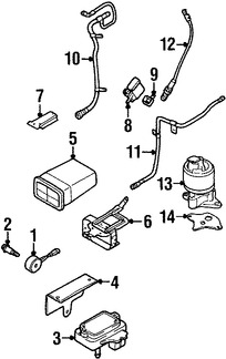 Foto de Solenoide de Purga del Canister Original para Daewoo Lanos Daewoo Leganza Daewoo Nubira Marca DAEWOO N�mero de Parte 10293954