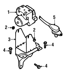 Foto de Conjunto hidrulico de frenos ABS Original para Daewoo Leganza 1999 2000 2001 2002 Marca DAEWOO Nmero de Parte 96205970