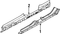 Foto de Estribo Original para Daewoo Leganza 1999 2000 2001 2002 Marca DAEWOO N�mero de Parte 96252687