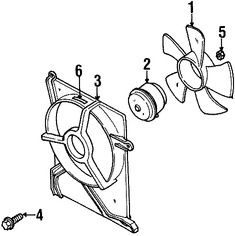 Foto de Motor del ventilador de enfriado Original para Daewoo Nubira 2000 2001 2002 1999 Marca DAEWOO Nmero de Parte 94581024