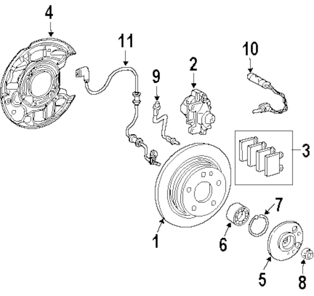 Foto de Tuerca de Junta de Homocintica para Mercedes-Benz SLK350 2011 Marca MERCEDES OEM Nmero de Parte 001 990 38 50