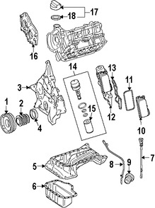 Foto de Cubierta de Correa del Tiempo Original para Mercedes-Benz Marca MERCEDES BENZ Nmero de Parte 2720150501