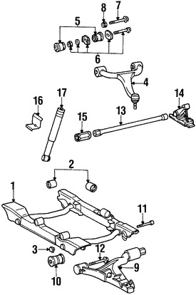 Foto de Barra de Torsion Original para Mercedes-Benz ML320 Mercedes-Benz ML350 Mercedes-Benz ML430 Mercedes-Benz ML500 Mercedes-Benz ML55 AMG Marca MERCEDES BENZ Parte #1633230765