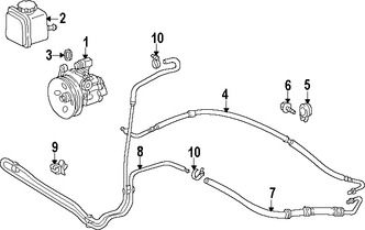 Foto de Sello de Tapa del Tanque L�quido Direccion Hidraulica Original para Mercedes-Benz Marca MERCEDES BENZ N�mero de Parte 0004661880