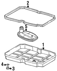 Foto de Carter Transmisi�n Autom�tica Original para Mercedes-Benz C230 Mercedes-Benz C280 Mercedes-Benz C350 Mercedes-Benz C55 AMG Marca MERCEDES BENZ N�mero de Parte 2212700912
