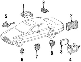 Foto de Altavoz Original para Mercedes-Benz Marca MERCEDES BENZ Nmero de Parte 2038207202