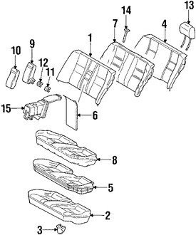 Foto de Guia de Reposacabezas Original para Mercedes-Benz Marca MERCEDES BENZ Nmero de Parte 20397005419B51