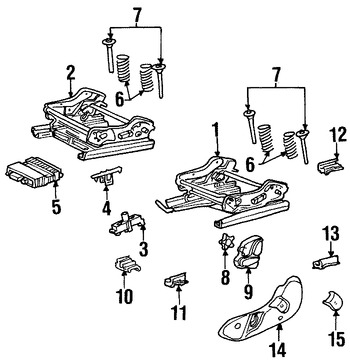 Foto de Cubierta de Riel de Asiento Original para Mercedes-Benz C230 Mercedes-Benz C240 Mercedes-Benz C320 Mercedes-Benz C55 AMG Mercedes-Benz C280 Mercedes-Benz C350 Marca MERCEDES BENZ Parte #20391919209051