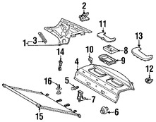 Foto de Panel / guardafango posterior lateral Original para Mercedes-Benz Marca MERCEDES BENZ Nmero de Parte 20369501597D43