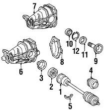 Foto de Eje de Homocintica Original para Mercedes-Benz C280 2006 2007 Mercedes-Benz C350 2006 2007 Mercedes-Benz C230 2006 2007 Marca MERCEDES BENZ Nmero de Parte 2033503056