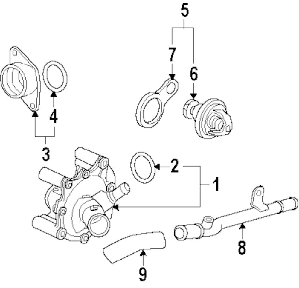 Foto de Tubo de Bypass de Refrigerante de Motor para Mini Cooper Cooper 2008 Marca MINI OEM Nmero de Parte #11 53 7 550 527