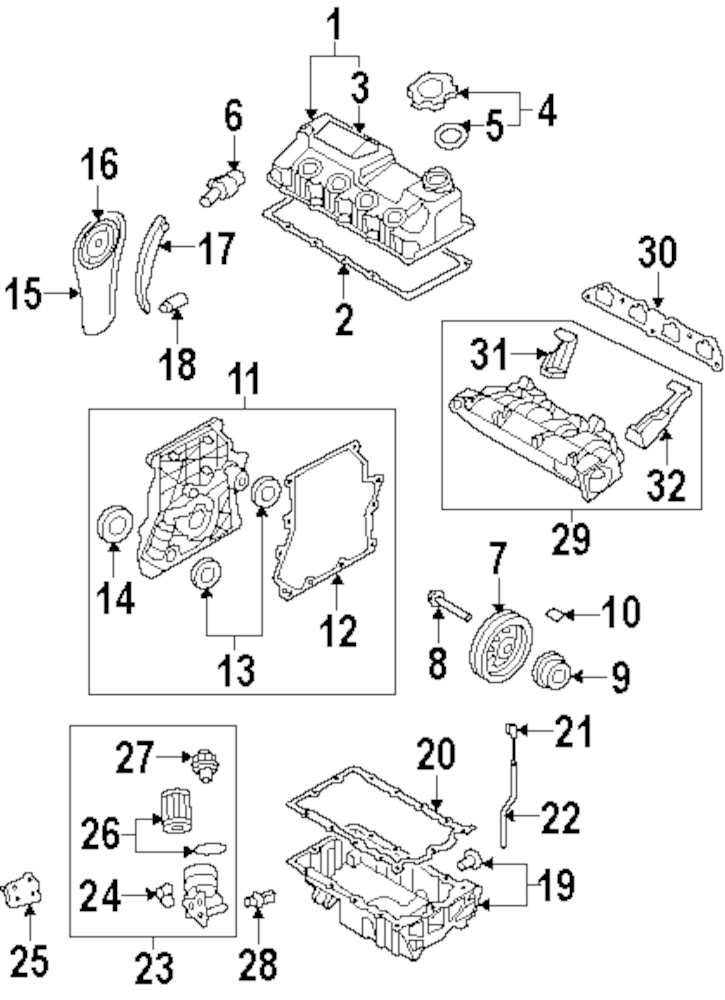 Foto de Empacadura del Mltiple de Admisin para Mini Cooper Cooper 2008 Marca MINI OEM Nmero de Parte #11 61 1 173 671