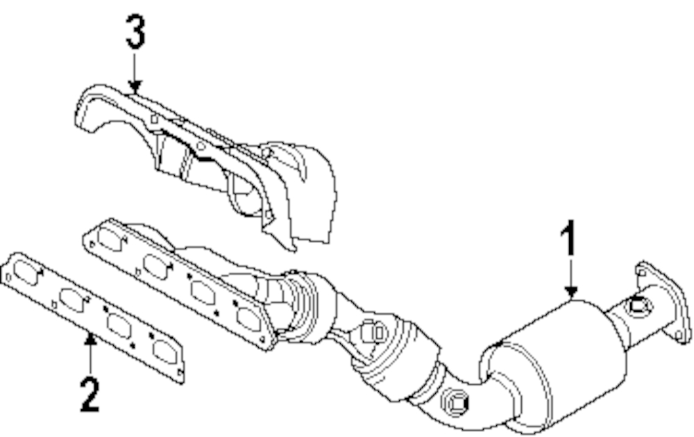 Foto de Empaquetadura de M�ltiple de Escape para Mini Cooper Cooper 2008 Marca MINI OEM N�mero de Parte 11621174968