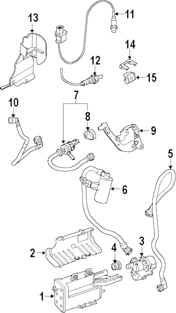 Foto de Solenoide Purga del Bote de Vapor para Mini Cooper Cooper 2008 Marca MINI OEM Nmero de Parte #13 53 7 543 285