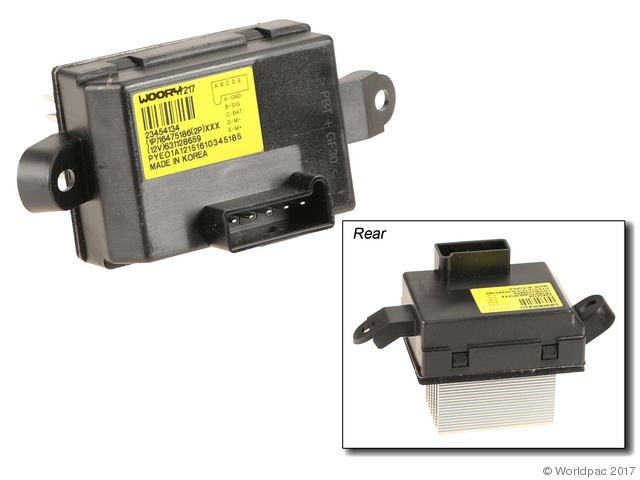 Foto de Resistencia Motor de Ventilador Aire / Calefaccion para Pontiac G6 2009 2010 Chevrolet Malibu 2010 2012 Saturn Aura 2010 Marca Acdelco Nmero de Parte W0133-2043897