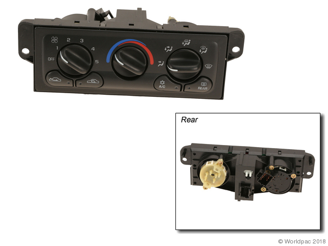 Foto de Panel de Control de Aire Acondicionado / Calefaccin para Chevrolet Classic Chevrolet Malibu Oldsmobile Cutlass Marca Acdelco Nmero de Parte W0133-2105040