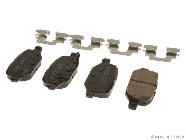 Foto de Pastillas de Freno para Fiat 500 2012 2013 2014 2015 2016 2017 Marca Akebono Nmero de Parte W0133-1965376