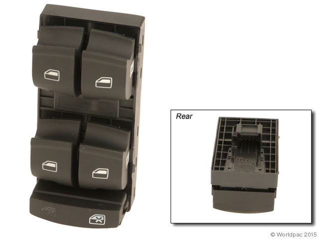 Foto de Interruptor de vidrio elctrico de la puerta para Audi A3 Audi A3 Quattro Audi A6 Audi A6 Quattro Audi S6 Marca Apa/uro Parts Nmero de Parte W0133-1854302