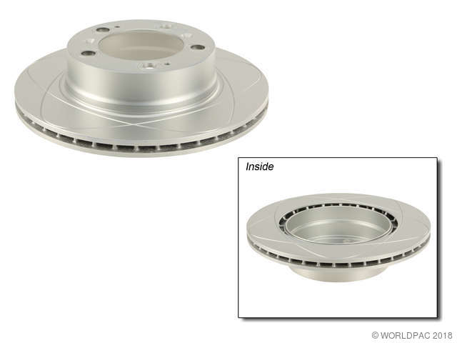 Foto de Conjunto de Rotor del Disco de Freno para Porsche Boxster Marca Ate Nmero de Parte W0133-1609449