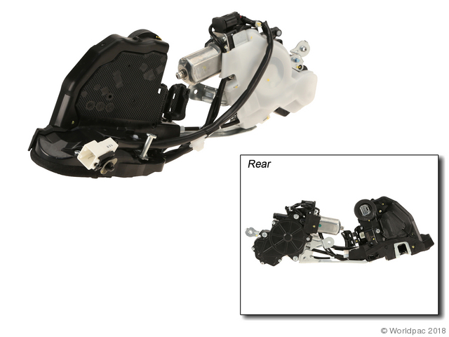 Foto de Motor Actuador de Seguro Elctrico de la puerta para Lexus LS460 2009 Lexus LS600h 2009 Marca Aisin Nmero de Parte W0133-2572120