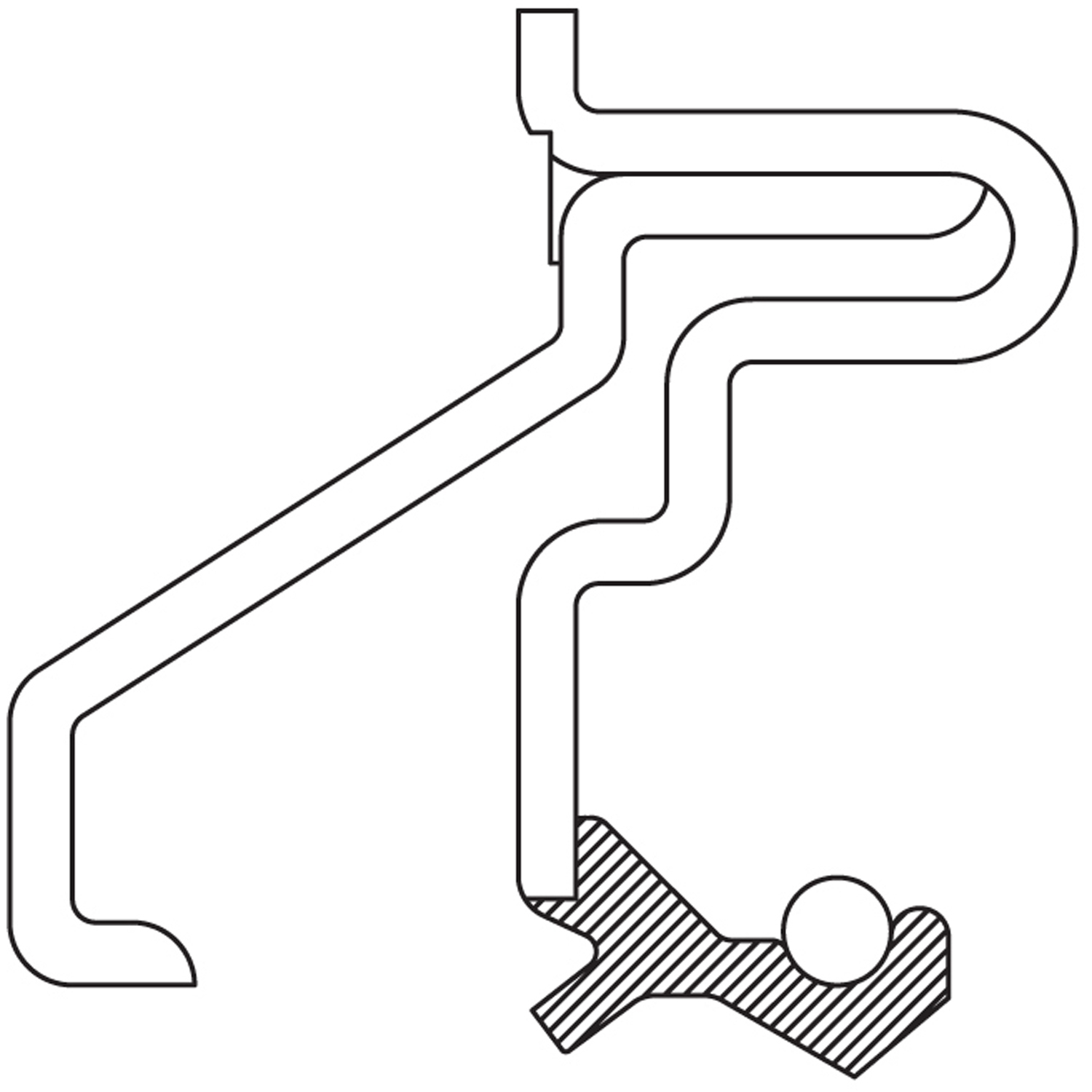 Foto de Sello de Flecha de Salida para Chevrolet Cruze 2014 Marca NATIONAL SEAL/BEARING Nmero de Parte 3543