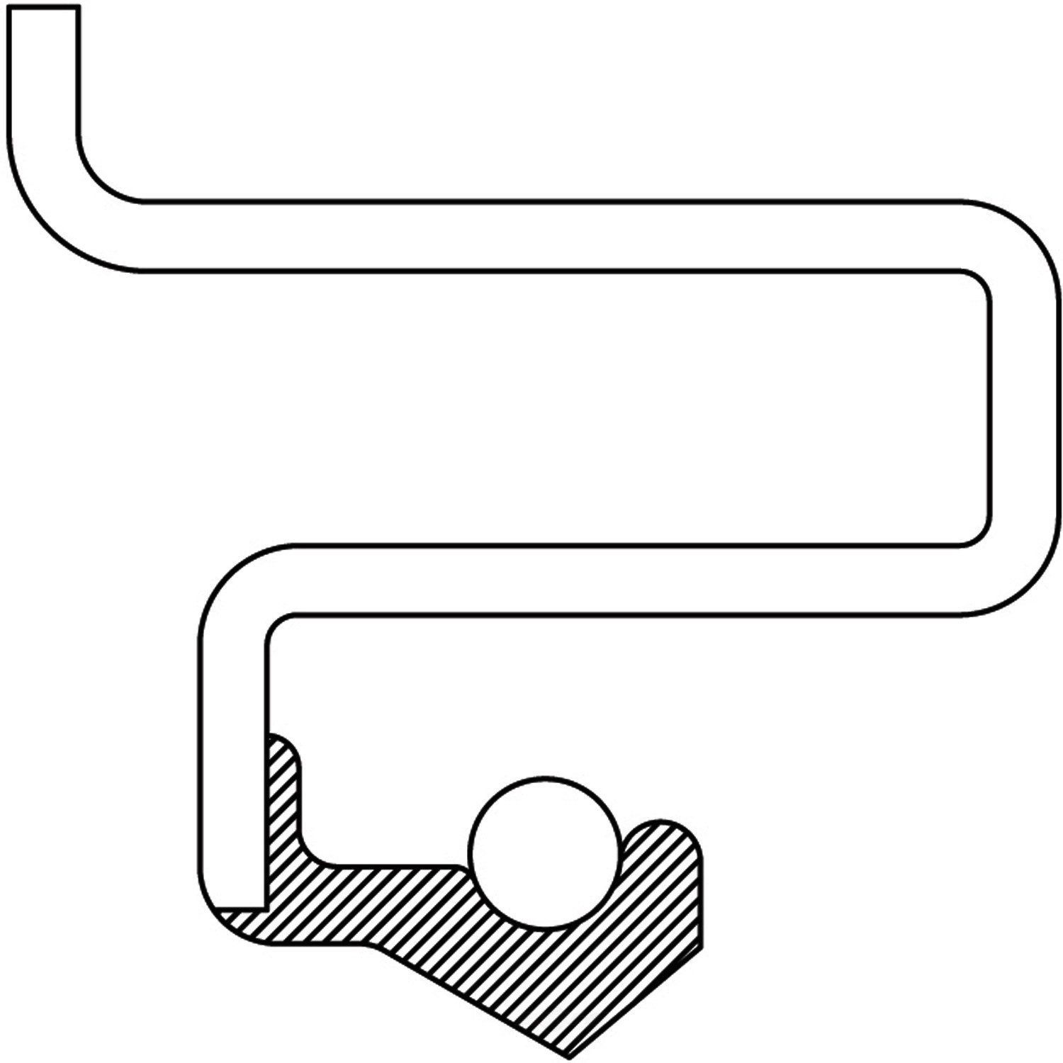 Foto de Sello de Pin Diferencial para Chevrolet Astro 1999 Marca NATIONAL SEAL/BEARING Nmero de Parte 710532