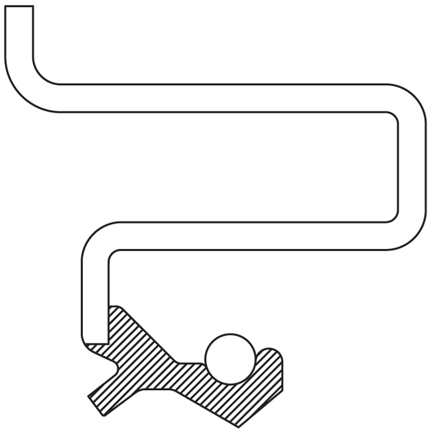 Foto de Sello de Flecha de Salida para Chevrolet Malibu 1974 Marca NATIONAL SEAL/BEARING Nmero de Parte 9449