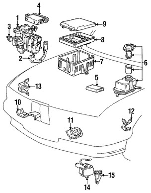 Foto de M�dulo de control de ABS Original para BMW Marca BMW N�mero de Parte 34521158706