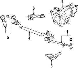 Foto de Brazo Pitman de Direccion Original para BMW Marca BMW N�mero de Parte 32211137467