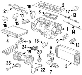 Foto de Sensor de Temperatura Aire y Calefaccin Original para BMW 525i BMW 528i BMW 530i BMW 540i BMW M5 BMW X5 Marca BMW Nmero de Parte 64118391392