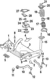 Foto de Soporte / Compacto del motor Original para BMW M5 BMW M6 Marca BMW Nmero de Parte 31112283741