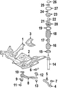 Foto de Soporte / Compacto del motor Original para BMW Marca BMW N�mero de Parte 31106777362