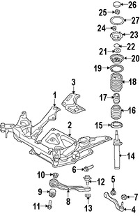 Foto de Soporte / Compacto del motor Original para BMW Marca BMW Nmero de Parte 31106777362