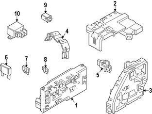 Foto de Rel de Corriente Accesorios Original para BMW Marca BMW Nmero de Parte 61367661503