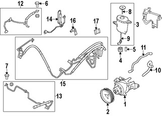 Foto de Manguera de Direcci�n Hidr�ulica Original para BMW Marca BMW N�mero de Parte 32416799933