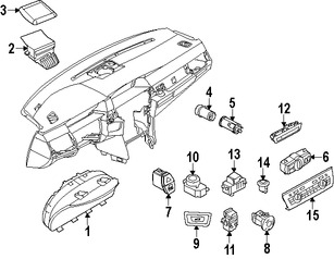 Foto de Panel de Instrumentos Original para BMW Marca BMW Nmero de Parte 62106821074
